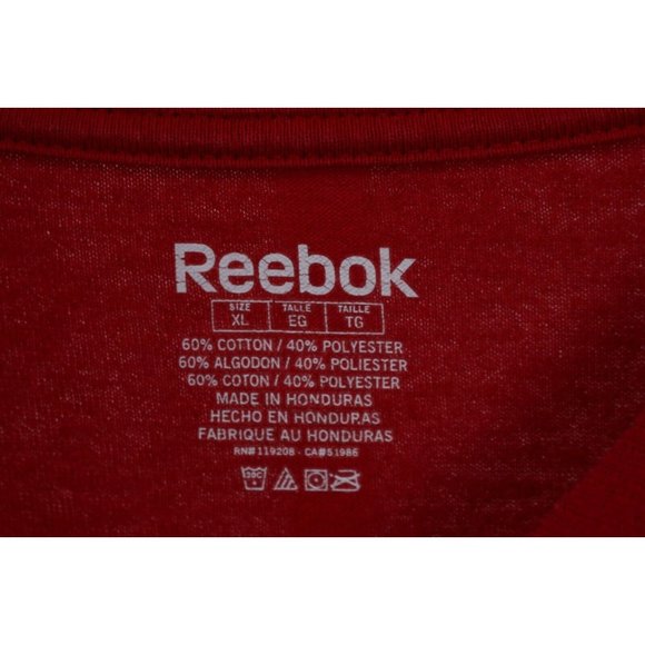 Reebok Mens Red Atlanta Falcons Short Sleeve T-Shirt Size XL - Picture 3 of 3